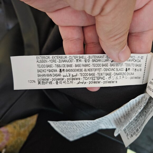 Zara Faux Leather Sleeveless Midi Dress With Back Zip Closure Women's Sz XS NEW - Picture 8 of 11